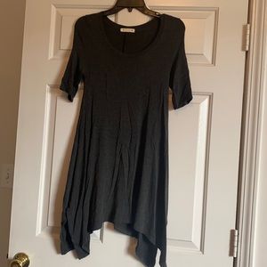 Charcoal gray tunic